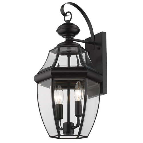 Westover Black Outdoor Wall Light by Z-Lite