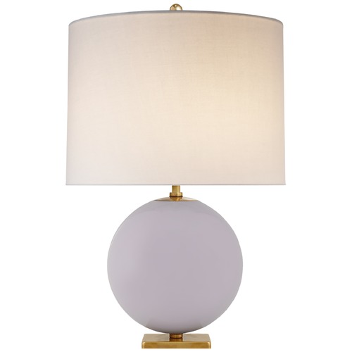 Visual Comfort Signature Collection Kate Spade New York Elsie Table Lamp in Lilac by Visual Comfort Signature KS3014LLCL