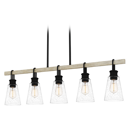 Kingsbridge Linear Light in Earth Black by Quoizel Lighting