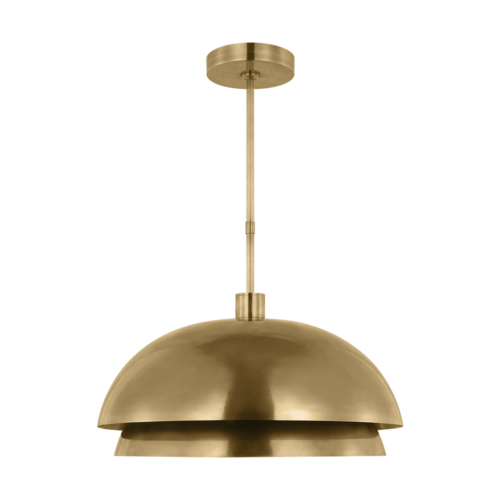 Visual Comfort Modern Collection Visual Comfort Modern Collection Shanti Natural Brass LED Pendant Light SLPD13527NB