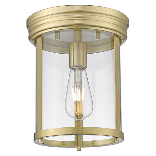 Z-Lite Thayer Luxe Gold Flushmount Light