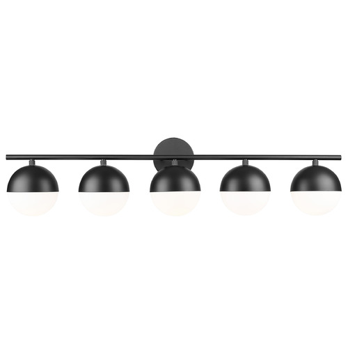 Z-Lite Realm Sphere Matte Black Bathroom Light