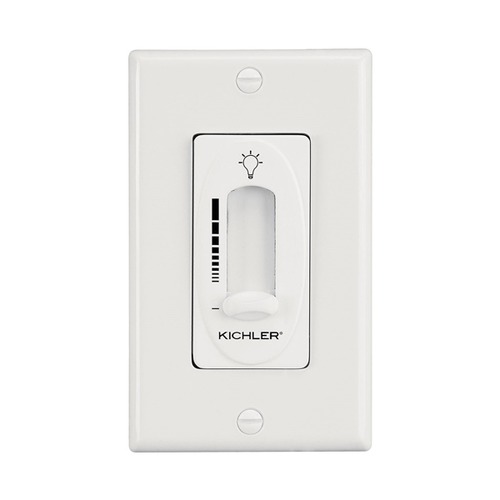 Kichler Lighting Slide Dimmer Light Control in White by Kichler Lighting 337011WH