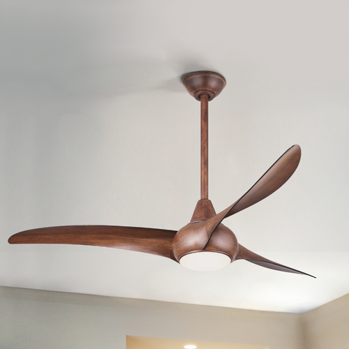 Minka Aire Light Wave LED 52-Inch Ceiling Fan in Distressed Koa by Minka Aire F844-DK