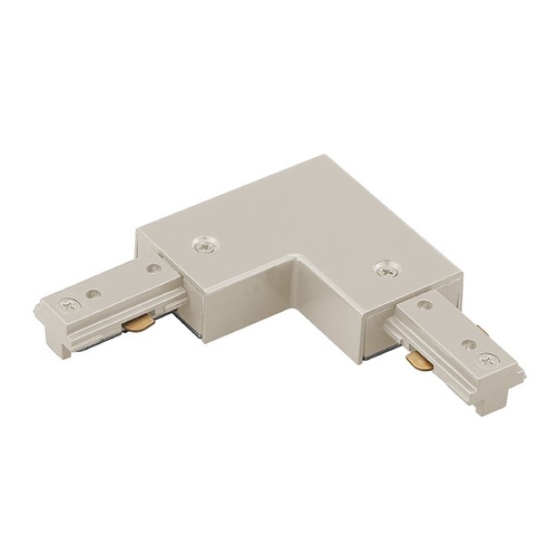 Brushed Nickel J Track Left J Connector by WAC Lighting