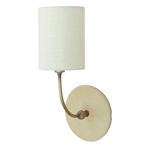 House of Troy Lighting Scatchard Stoneware Oatmeal Wall Lamp by House of Troy Lighting GS775-ABOT