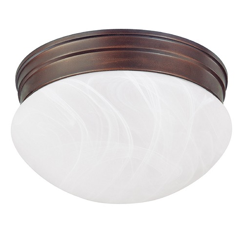 Capital Lighting Scott 7.5-Inch Burnished Bronze Flush Mount by Capital Lighting 5676BB