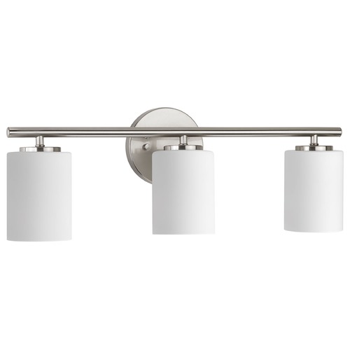 Replay Bathroom Light in Brushed Nickel by Progress Lighting