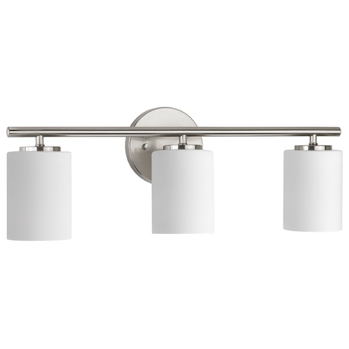 Progress Lighting Replay Bathroom Light in Brushed Nickel by Progress Lighting P2159-09