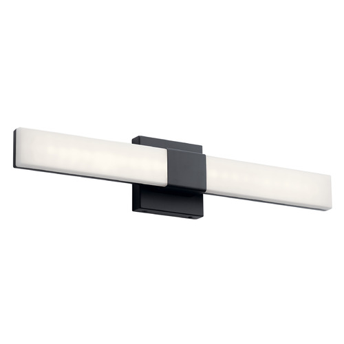 Elan Lighting Neltev Matte Black LED Vertical Bathroom Light