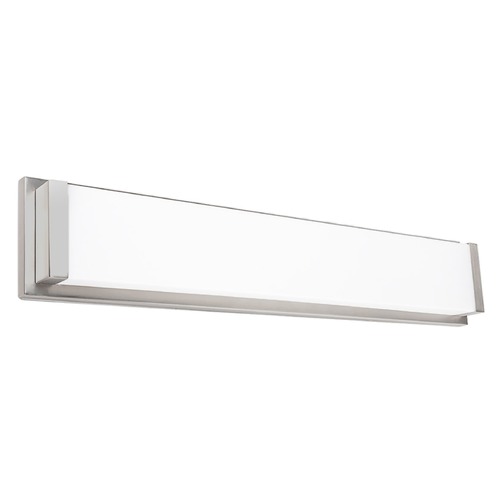 Metro Brushed Nickel LED Bathroom Light by WAC Lighting