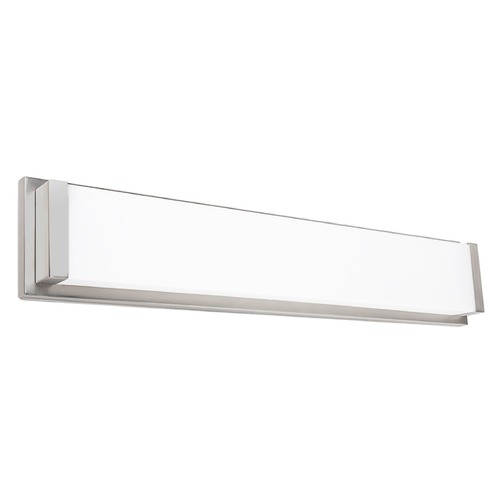 WAC Lighting Metro Brushed Nickel LED Bathroom Light by WAC Lighting WS-180137-30-BN