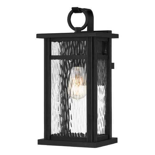 Moira Outdoor Wall Light in Earth Black by Quoizel Lighting