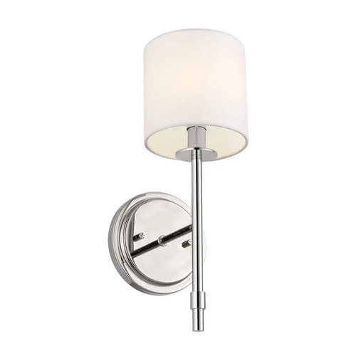 Ali Wall Sconce with Fabric Shade in Nickel by Kichler Lighting