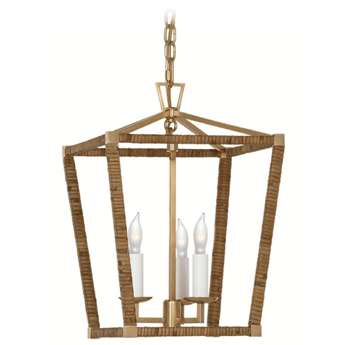 Chapman & Myers' Darlana Mini Lantern in Antique Brass by VC Signature