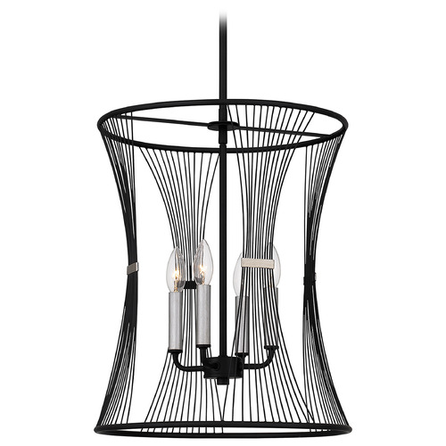 Quoizel Lighting Leiland Matte Black Pendant Light