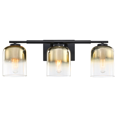 Designers Fountain Gatsby Matte Black Bathroom Light