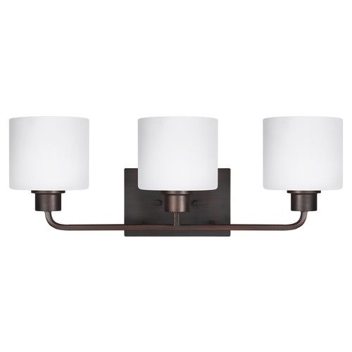Canfield Burnt Sienna Bathroom Light by Generation Lighting