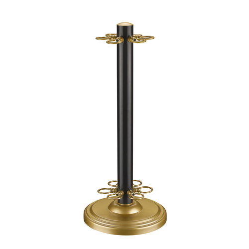 Players Cue Stand in Bronze & Satin Gold by Z-Lite