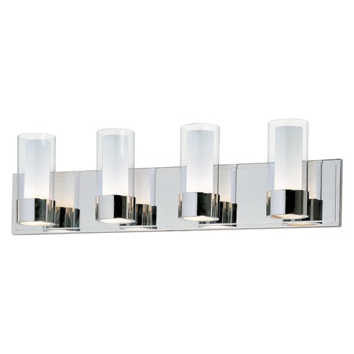 Maxim Lighting Maxim Lighting Silo Polished Chrome LED Bathroom Light 23074CLFTPC/BUL
