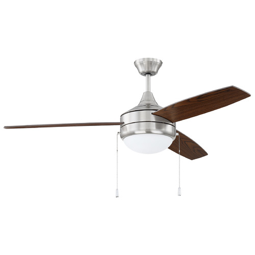 Craftmade Lighting Phaze 52-Inch LED Fan in Brushed Polished Nickel by Craftmade Lighting PHA52BNK3