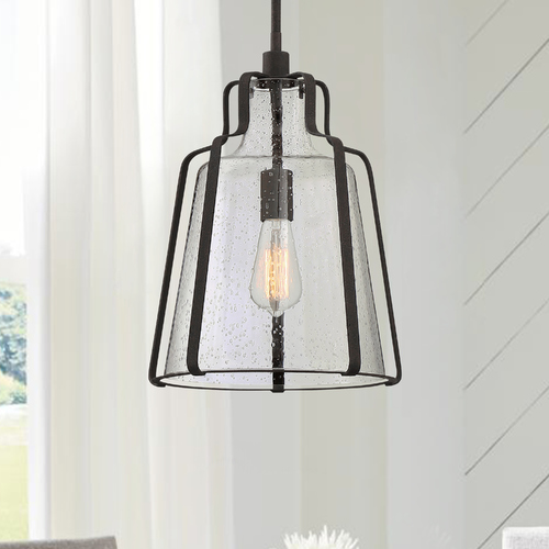 Haverford Rustic Black Pendant by Quoizel Lighting