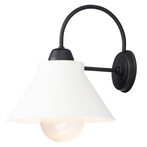 Maxim Lighting Jetty White & Black Outdoor Wall Light