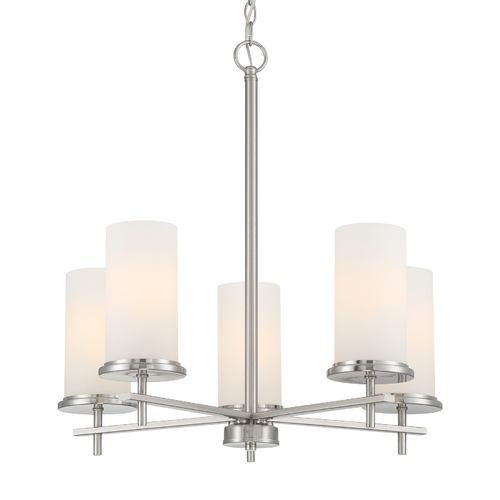 Minka Lavery Haisley 24-Inch Chandelier in Brushed Nickel by Minka Lavery 4095-84