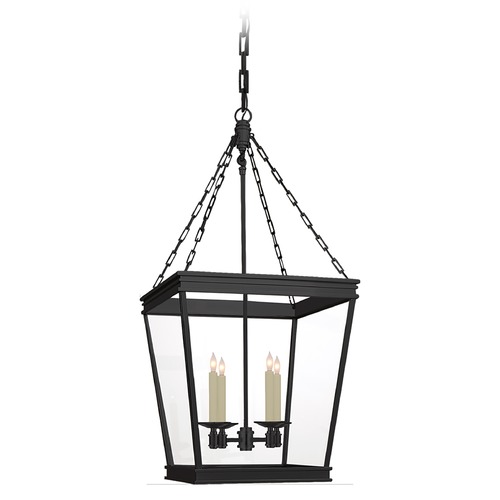 Chapman & Myers Launceton Square Lantern in Bronze by Visual Comfort Signature