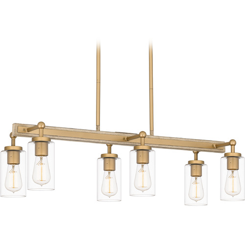 Quoizel Lighting Kelleher 33.50-Inch Linear Light in Brass by Quoizel Lighting KEL633NWS