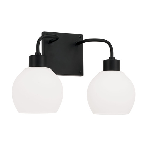 HomePlace by Capital Lighting Tanner 15-Inch Bath Light in Matte Black by HomePlace by Capital Light 120021MB-540