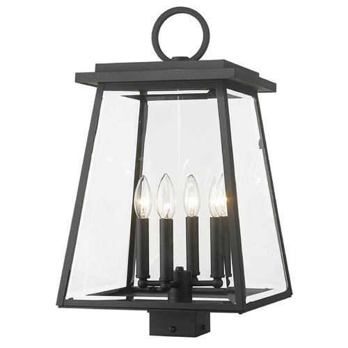 Broughton Black Post Light by Z-Lite