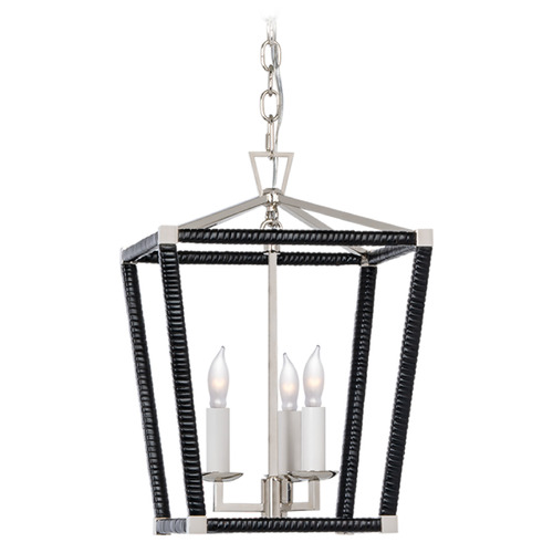 Visual Comfort Signature Collection Chapman & Myers' Darlana Mini Lantern in Nickel by VC Signature CHC5875PNBRT