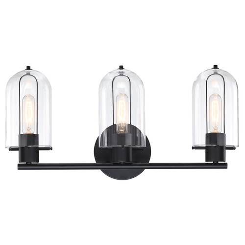Designers Fountain Skylar Matte Black Bathroom Light