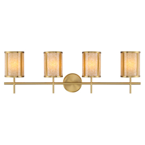 Savoy House Lighting Camden Warm Brass Bathroom Light