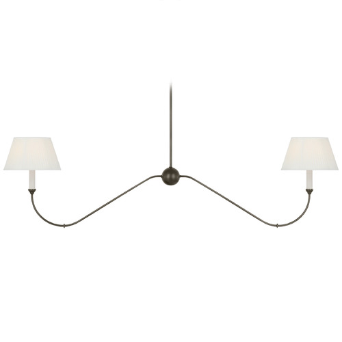 Visual Comfort Signature Collection Amber Lewis Ingela Modern Iron LED Island Light