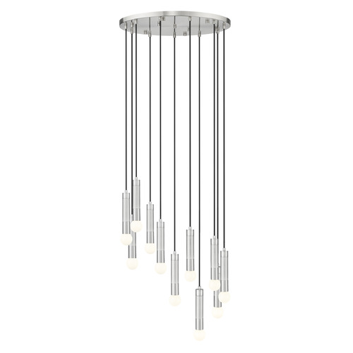 Z-Lite Z-Lite Stari Brushed Nickel Multi-Light Pendant 1956P-11R-BN