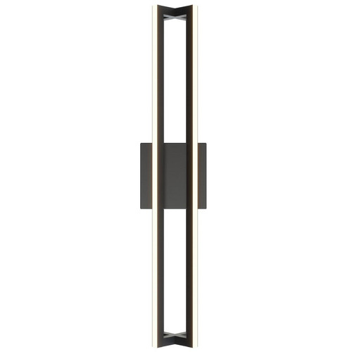 Afx Lighting Cass Black LED Vertical Bathroom Light