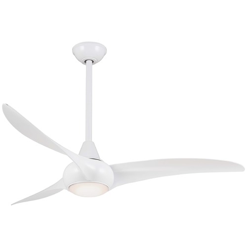 Light Wave 52-Inch LED Fan in White by Minka Aire