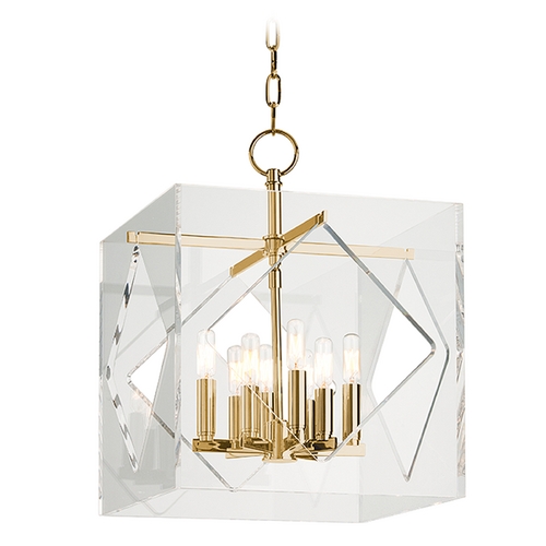 Travis Aged Brass Pendant by Hudson Valley Lighting