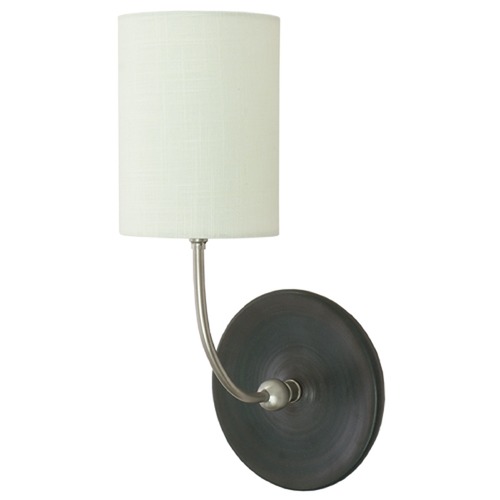 Scatchard Stoneware Black Matte Wall Lamp by House of Troy Lighting