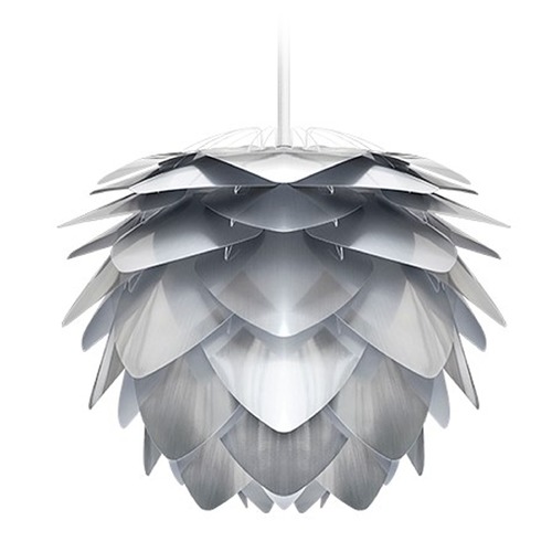 UMAGE UMAGE White Plug-In Swag Pendant Light with Abstract Shade 2054_4009