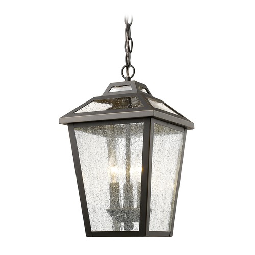 Bayland Oil Rubbed Bronze Outdoor Hanging Light by Z-Lite