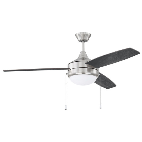 Craftmade Lighting Phaze 52-Inch LED Fan in Brushed Polished Nickel by Craftmade Lighting PHA52BNK3-BNGW