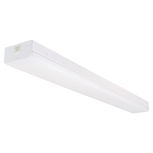 Satco Lighting 4ft Connectible 38W White LED Wide Strip 120-277V 5000K 4909LM by Satco Lighting 65/1136