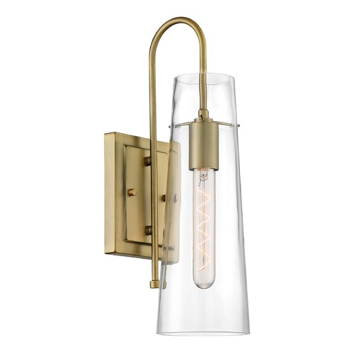Alondra Vintage Brass Sconce by Satco Lighting