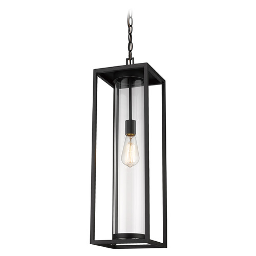 Z-Lite Dunbroch Black Outdoor Hanging Light by Z-Lite 584CHB-BK