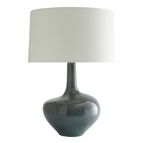 Nash 26.5-Inch Table Lamp in Tidal Reactive Ceramic by Arteriors Home