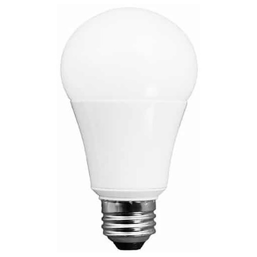 TCP Lighting 650 Lumens Medium Screw (E26) Frosted LED Bulb LED9A19DA