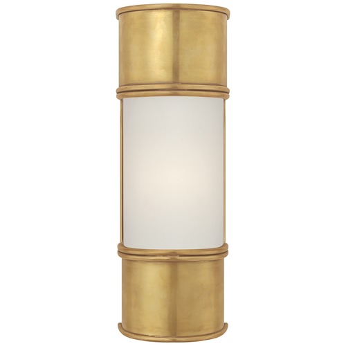 Visual Comfort Signature Collection E.F. Chapman Oxford 12-Inch Bath Sconce in Brass by Visual Comfort Signature CHD1551ABFG
